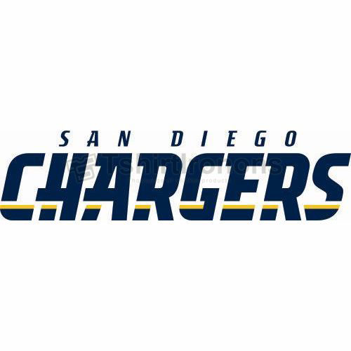 San Diego Chargers T-shirts Iron On Transfers N722